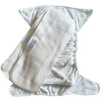 Fancy Pants Bamboo Nappy with Microfibre Inserts, Tangerine (Orange)